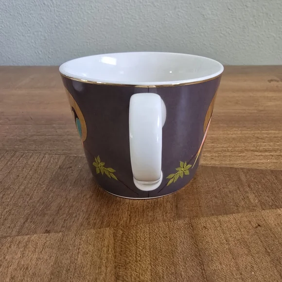 Sara Miller London Portmeirion Chelsea Collection Teacup & Saucer Dark Grey - Picture 7 of 11